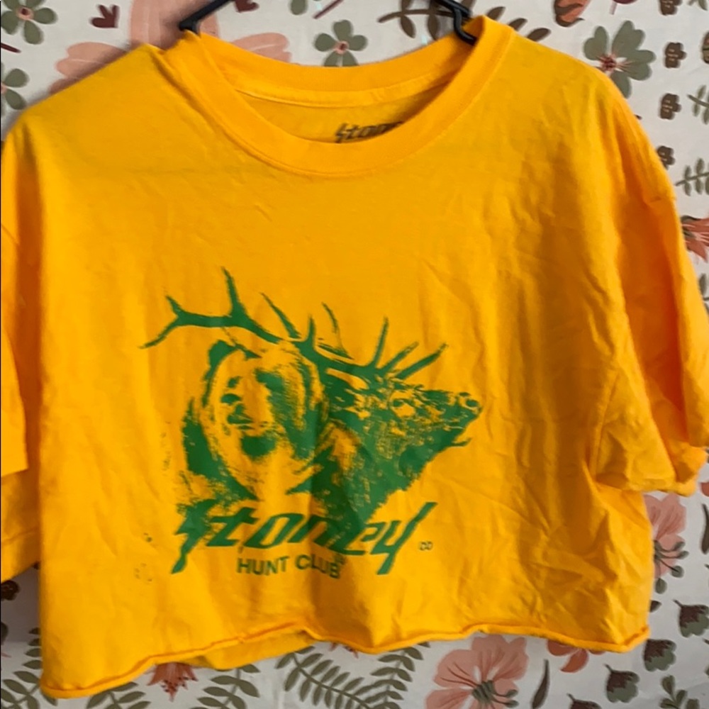 Yellow and green Stoney shirt